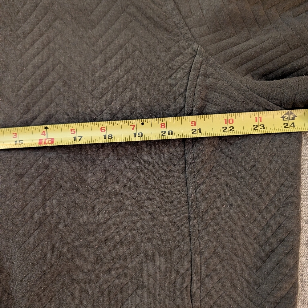 Lands End Women's Olive Quilted Fleece Zip Up Jacket Size XL - Picture 6 of 7